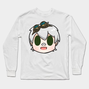 Genshin Impact Bennett chibi head Long Sleeve T-Shirt